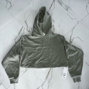 Brand new alo cropped hoodie